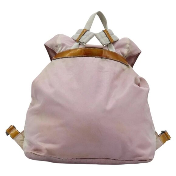 PRADA Backpack Nylon Pink Silver Auth MY315 - Picture 3 of 15